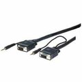 Comprehensive HR Pro Series VGA with Audio HD15 pin Plug to Jack Cables 35ft VGA15P-P-35HR/A